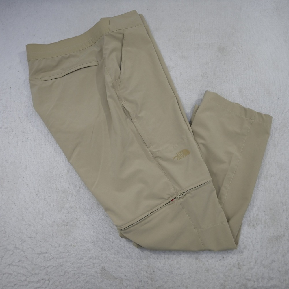 The North Face Convertible Pants Mens 38x32 Regular Tan Zip Off Hiking Outdoor
